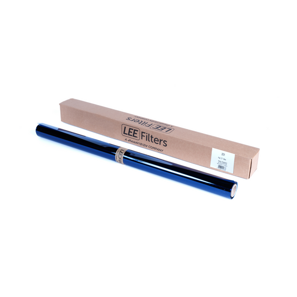 201 Full C.T. Blue Lighting Gel - 2ft Roll - LEE Filters Direct USA