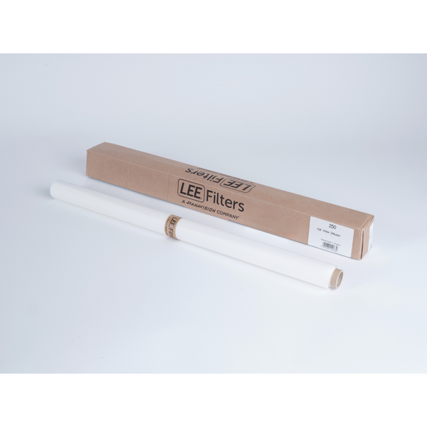 250 Half White Diffusion Lighting Gel - 2ft Roll - LEE Filters