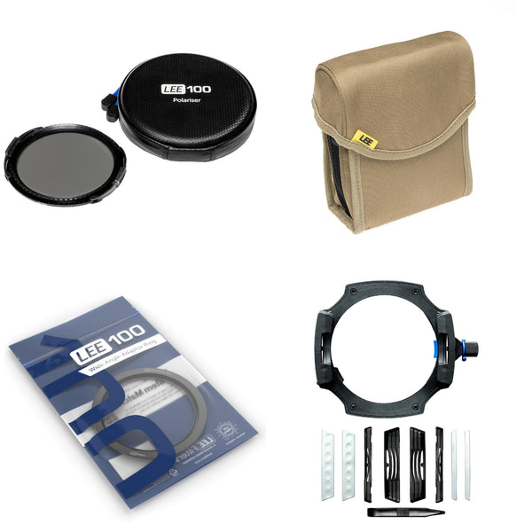 LEE Filters LEE100 Starter Bundle - Holder, Polarizer, Adaptor