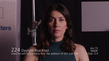 224 Daylight Blue Frost Lighting Gel