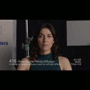 416 Three Quarter White Diffusion Lady Diffusion Filter Light Comparison